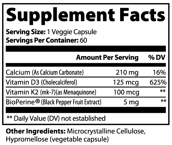 Mood Lift Vitamin D3 plus K2